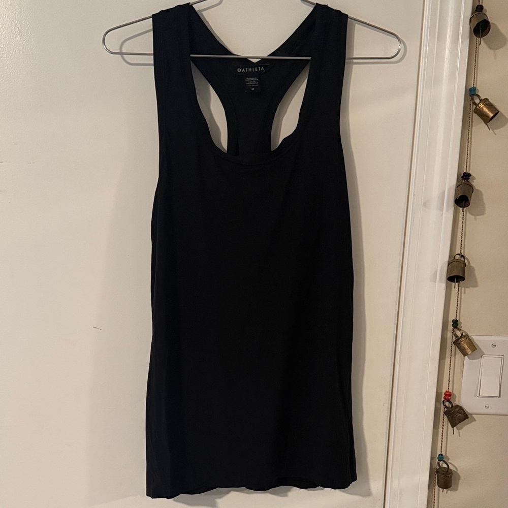 Athleta Black V-Neck Tank